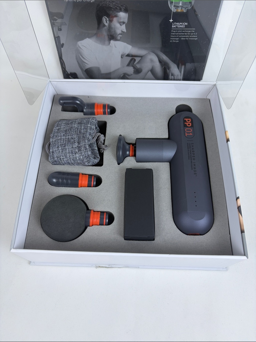 Sharper Image Compact Sport Power Percussion Massager PP01